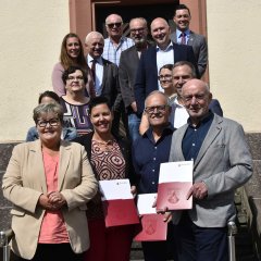 Übergabe Förderbescheide in Olzheim